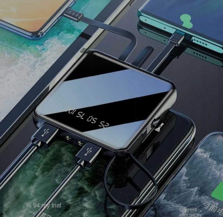 Павербанк 10 000 mah+ usb лампа mini