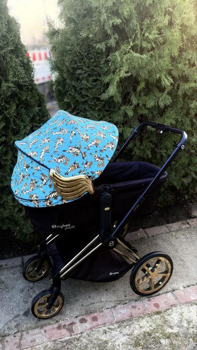 Коляска 3 в 1 Cybex Priam Jeremy Scott, вживана, у гарному стані