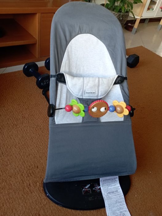 Espreguiçadeira BabyBjorn Soft Balance cinza