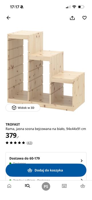 Trofast regał schodki Ikea