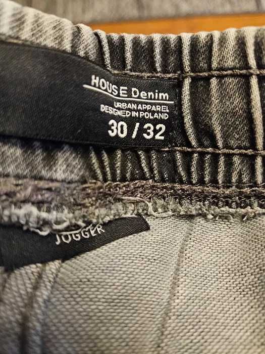 Spodnie house 30/32 czarne joggery