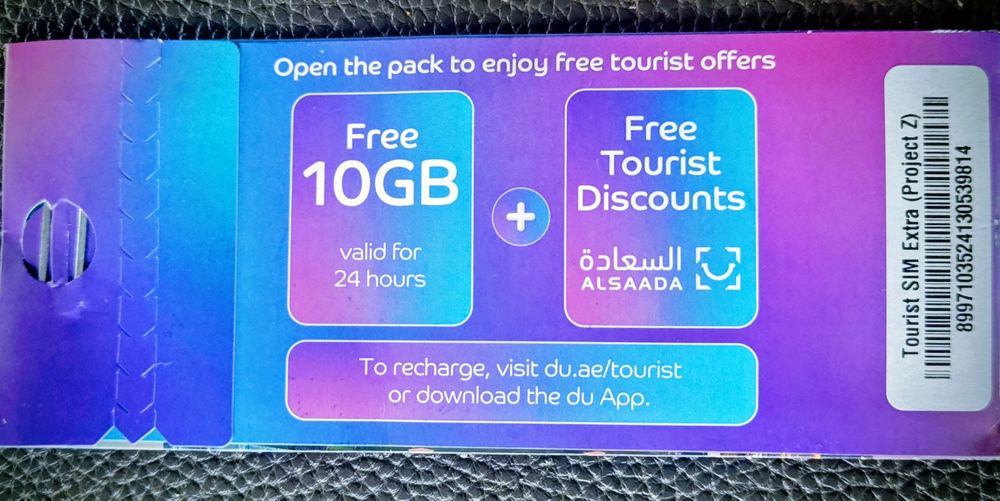 Karta GSM 10 GB Emiraty