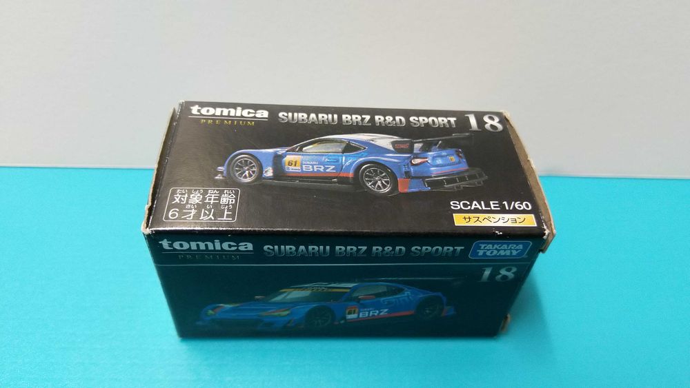 Subaru BRZ R&D sport #61 - Miniatura escala 1/60 Tomica Premium ref18