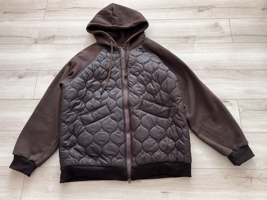 Легка весняно-осіння куртка-худі з капюшоном, розмір 50-52 (XL)