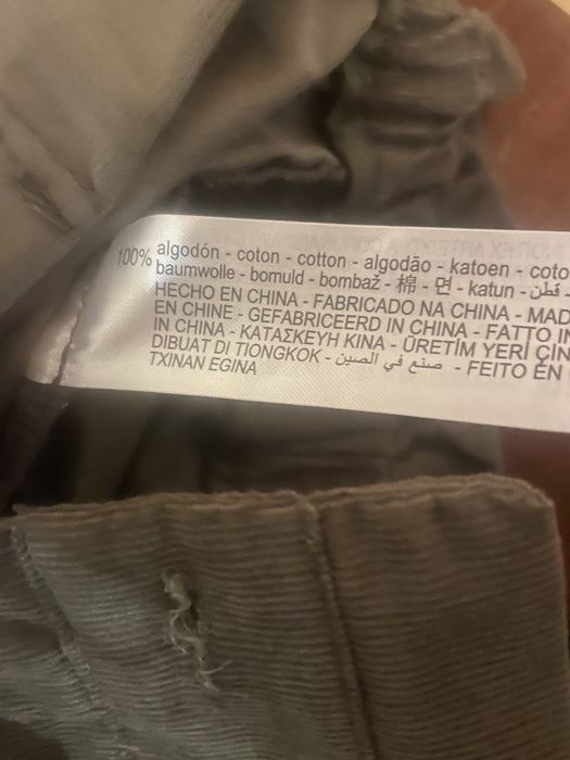 Штани мікровельвет ZARA штани карго 42р.