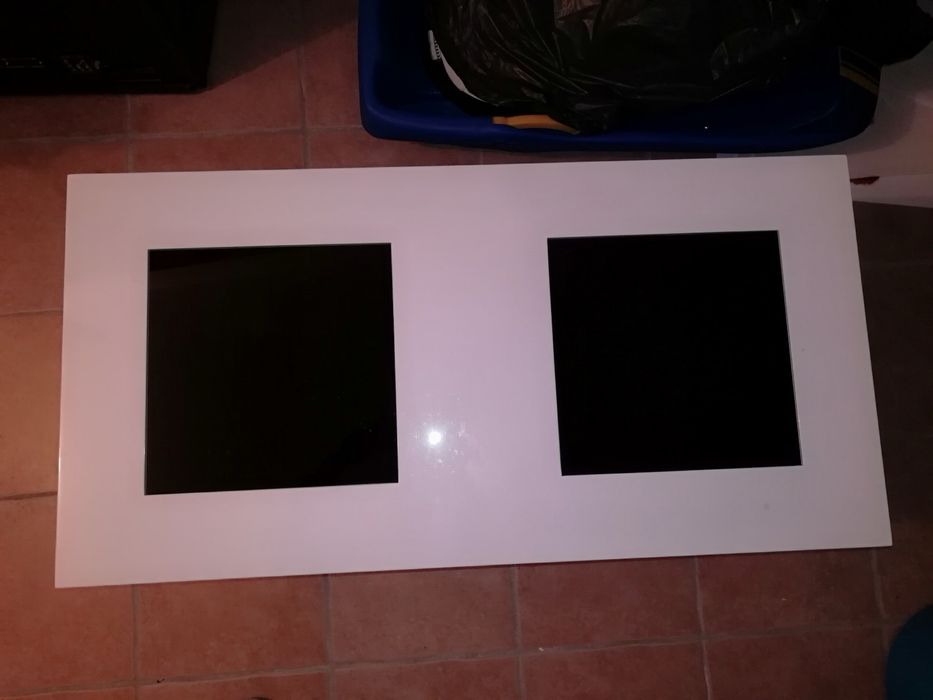 Mesa de centro - lacada branco alto brilho