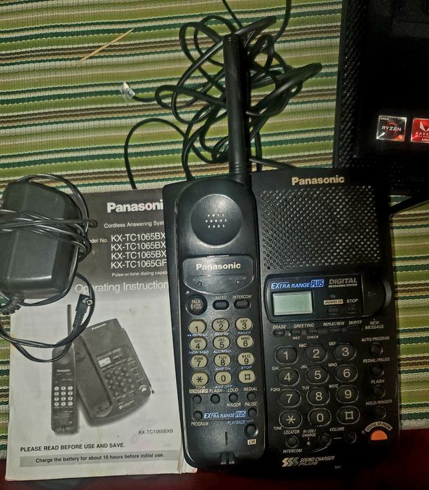 Радиотелефон Panasonic MODEL KX-NC1065BXB 9v -- 500ma сборка Malaysia