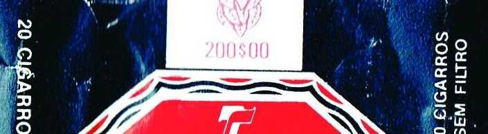 Cigarros Definitivos - 2 embalagens antigas vazias espalmadas