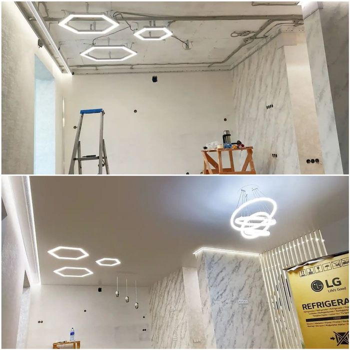 Натяжні стелі. Від виробника. Натяжний потолок. Натяжные.