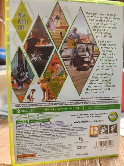 The Sims 3 Pets Microsoft Xbox 360 SklepRetroWWA