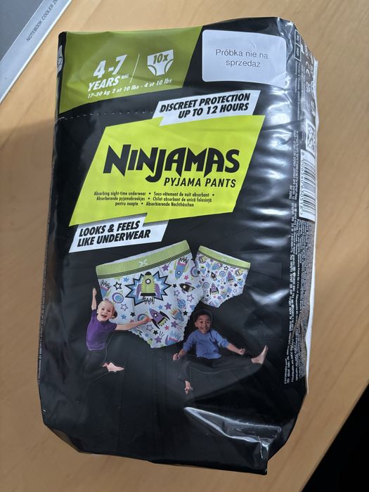 Ninjamas - 10 szt. 4-7 lat