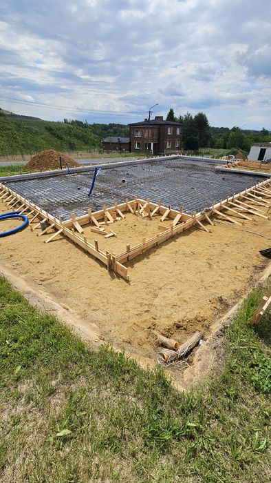 Płyty fundamentowe , budowa domów  kompleksowo
