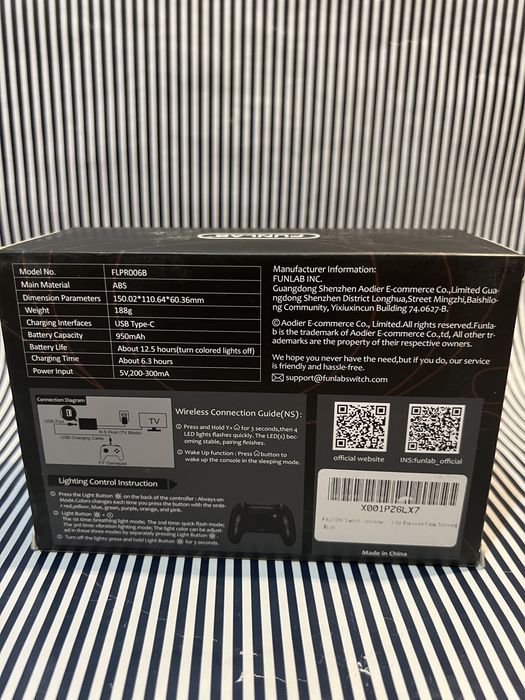 Геймпад FUNLAB Firefly Pro Wireless Switch Controller