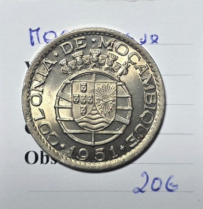 1$00 1951 Moçambique