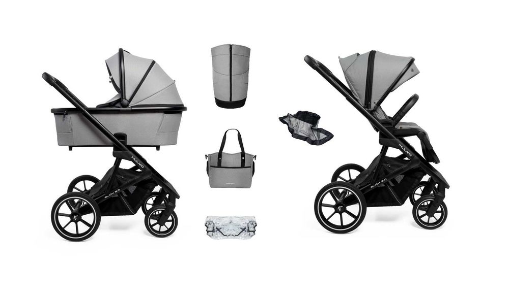 Muuvo 3w1 Slick 2.0 wózek uniwersalny+fotelik samochodowy, opcja 4w1