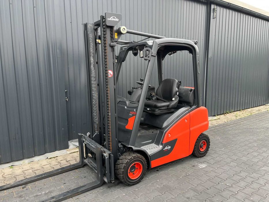 Wózek widłowy LINDE H20T-01, 2000 kg, LPG, nowe opony