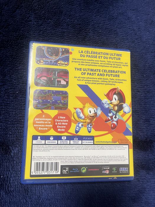 Gra Sonic mania plus do ps4