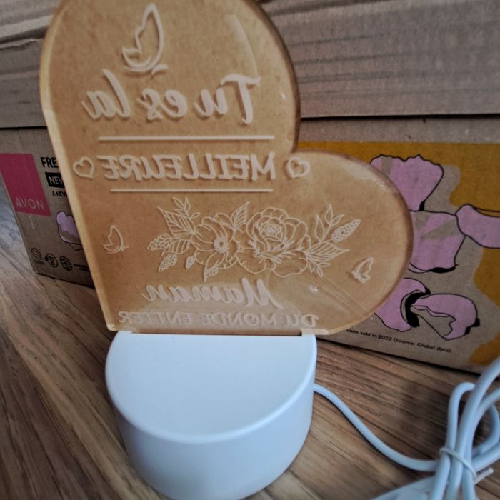 Lampka serce z napisem "Jesteś najlepszą mamą na całym świecie"