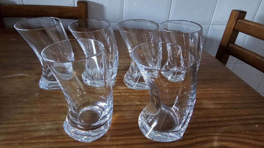 Conjunto bebidas de 14 peças de cristal Atlantis