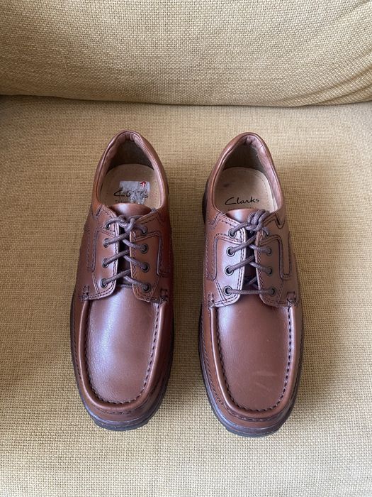 Кожанные туфли Clarks