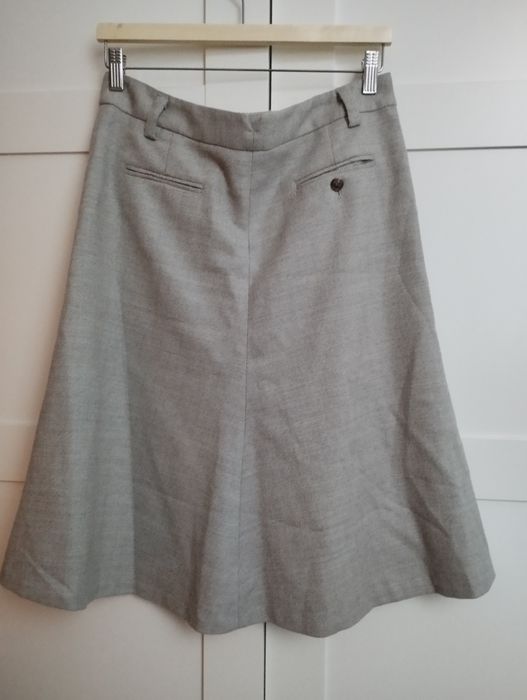 Spódnica MIDI jodełka 4 S 100% wełna J.Crew