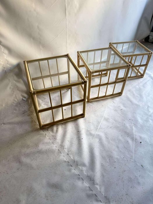 Komoda - stoliki bambusowe