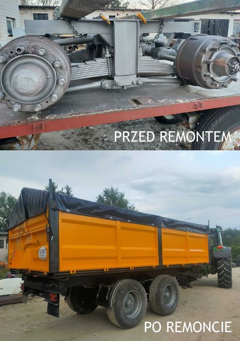 naprawy naczep przyczep sprzętu rolniczego