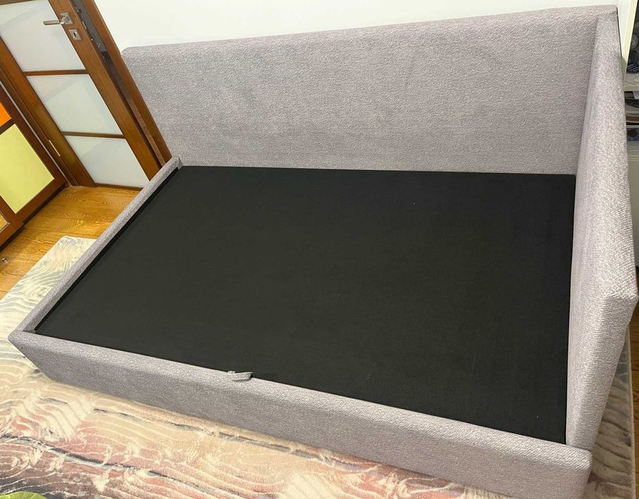 Nowe łóżko 120x200 z pojemnikiem i materacem Tempur Comfort W/H3