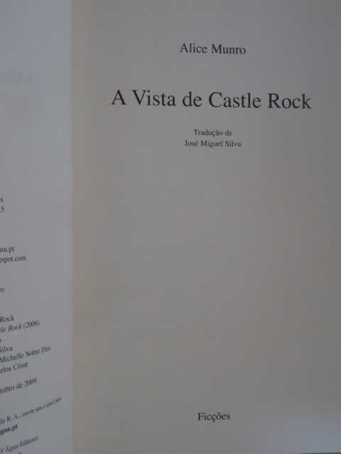 A Vista de Castle Rock de Alice Munro