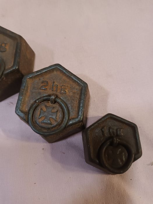 Lote de pesos para  balanças