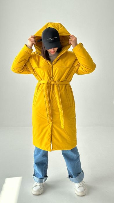 Утеплений демісезонний плащ