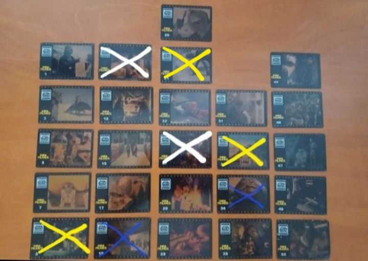 18 Mini Filmes da Star Wars Trilogy da Matutano