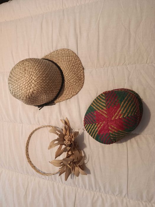 Colecçao chapeus palha verao originais fora do comum como novos