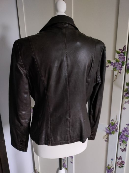 Kurtka żakiet miękkiej skóry naturalnej