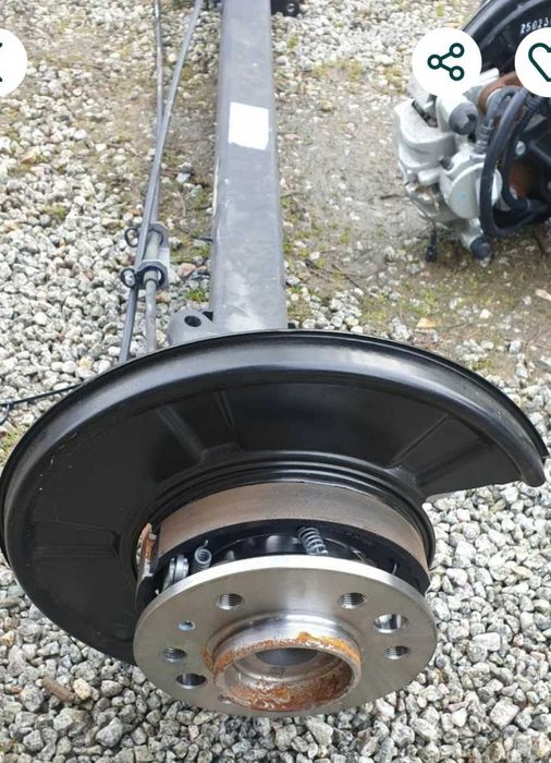 Mercedes Sprinter A910 belka zawieszenia tył piasty