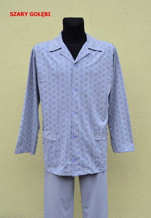Piżama rozpinana męska roz.188 XXL