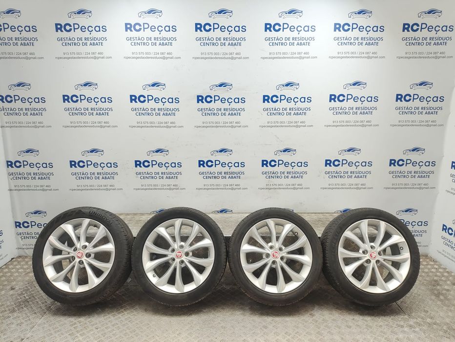 Conjunto de Jantes 18 Jaguar XF II X260 8J ET45 5x108 2015 a 2024