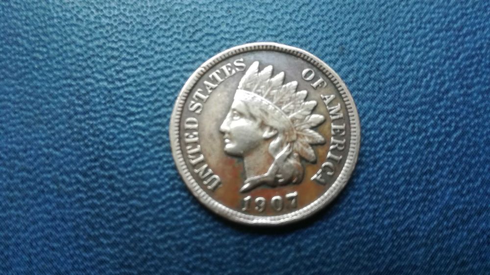 USA 1 cent 1907 (Indian head)