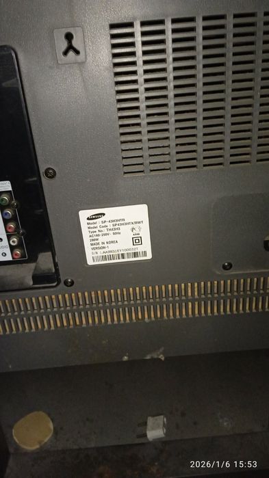 Продам телевизор проекционный Samsung SP-43H3HTR