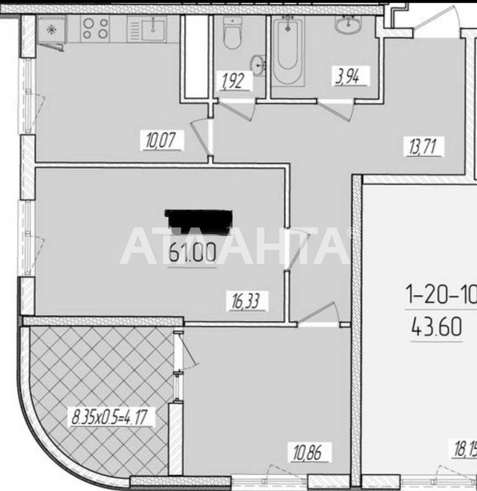 Квартира в ЖК «66 Жемчужина» с видом на ипподром