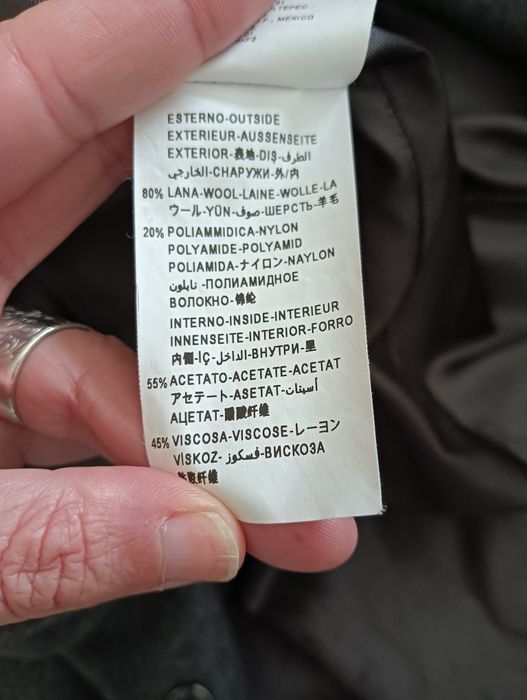 Sobretudo cinzento Benetton novo