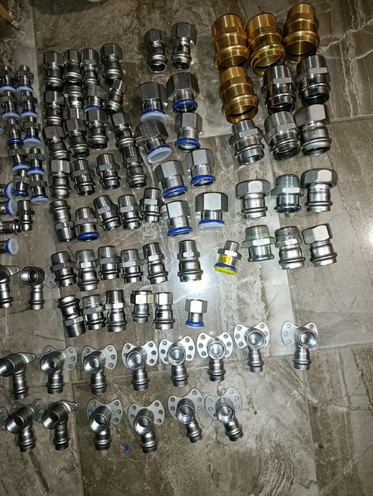 Viega inox Geberit edelstahl conel kształtki zaciskane kształtki pex