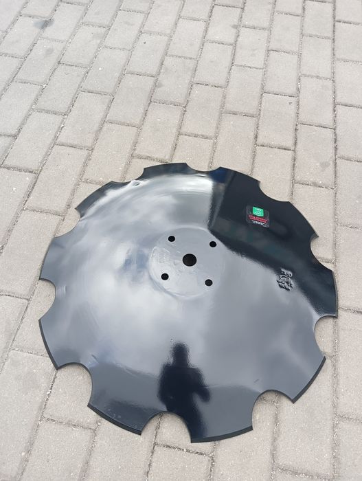 Talerz uzębiony 610mm  4-otw 115mm grubość 6mm STAL BOROWA Mandam