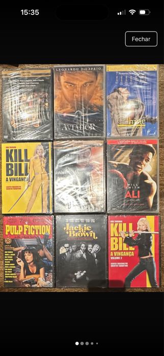 DVDs em bom estado
