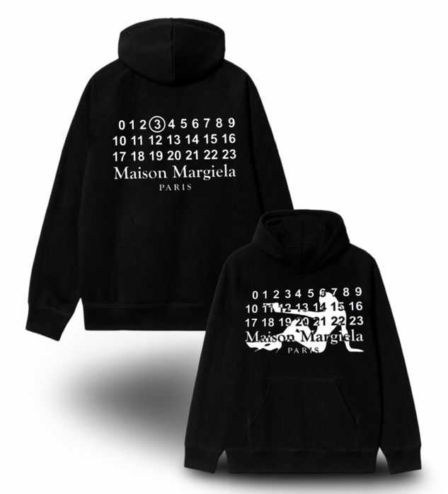 Худи Maison Margiela Paris Logo Унисекс  кофта мейсон марджела MM6