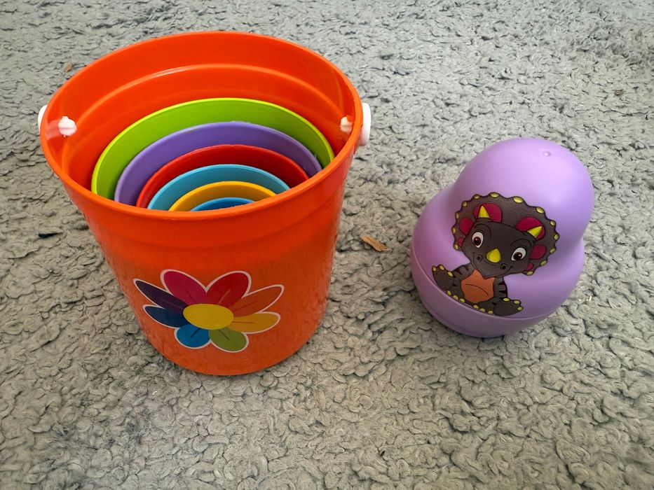 Іграшки планшет, Діно, стаканчики, матрешка, мозаїка за кольорами