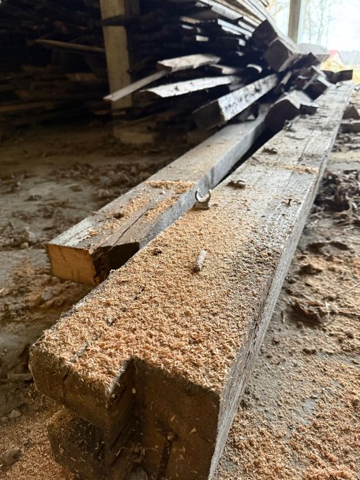 Stare belki z rozbiórki stodoły