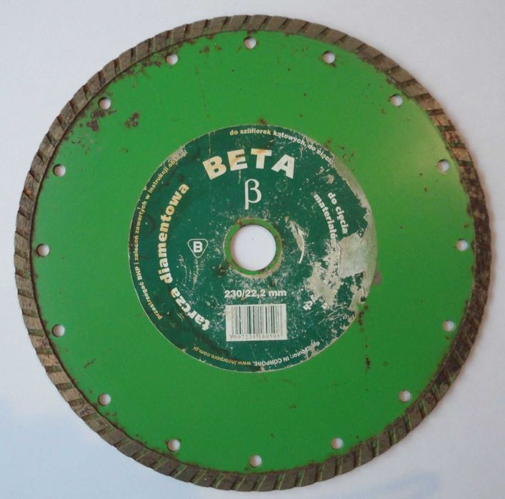 Tarcza diamentowa 230 Beta 2 szt + tarcza do stali