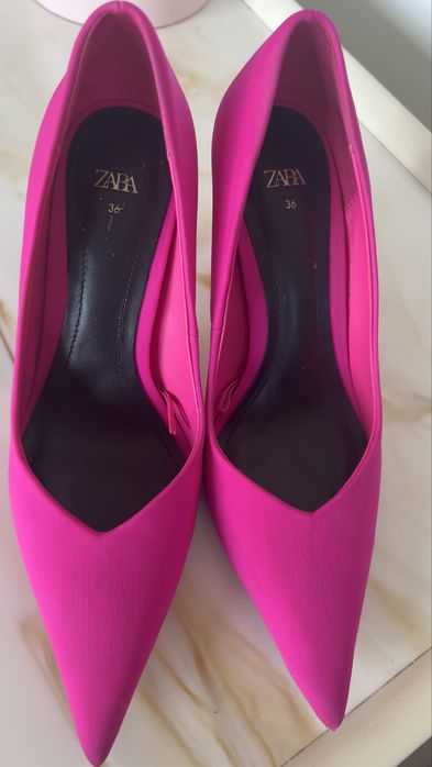 Туфлі сатинові zara