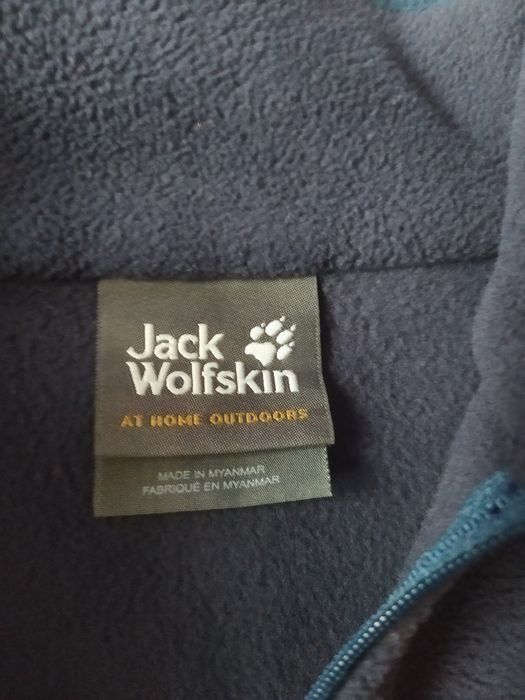 Polar bluza sportowa polarowa z suwakiem Jack Wolfskin